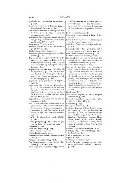 Le cosmos revue encyclopedique hebdomadaire des progres des sciences et de leurs applications aux arts et a l'industrie