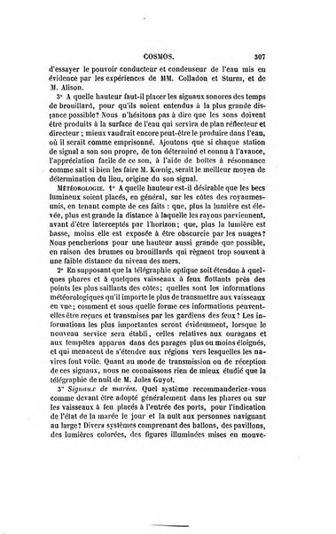 Le cosmos revue encyclopedique hebdomadaire des progres des sciences et de leurs applications aux arts et a l'industrie