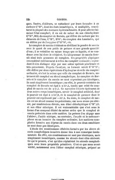 Le cosmos revue encyclopedique hebdomadaire des progres des sciences et de leurs applications aux arts et a l'industrie