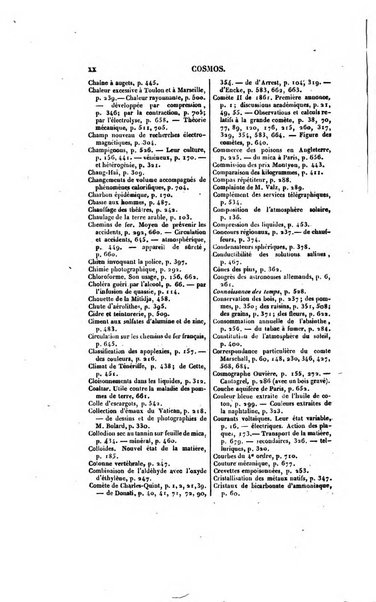 Le cosmos revue encyclopedique hebdomadaire des progres des sciences et de leurs applications aux arts et a l'industrie