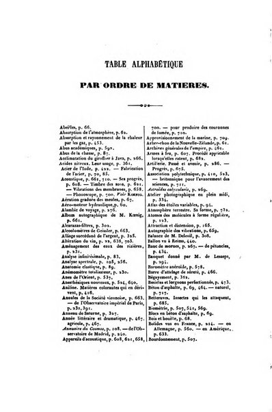 Le cosmos revue encyclopedique hebdomadaire des progres des sciences et de leurs applications aux arts et a l'industrie