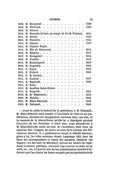 Le cosmos revue encyclopedique hebdomadaire des progres des sciences et de leurs applications aux arts et a l'industrie