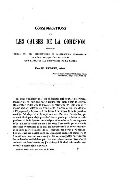 Le cosmos revue encyclopedique hebdomadaire des progres des sciences et de leurs applications aux arts et a l'industrie