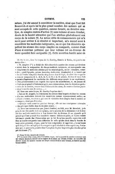 Le cosmos revue encyclopedique hebdomadaire des progres des sciences et de leurs applications aux arts et a l'industrie