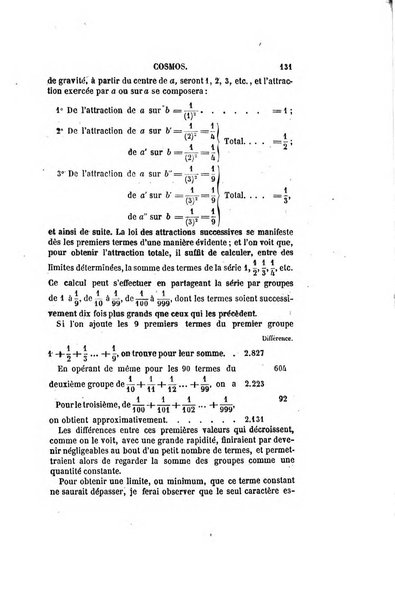 Le cosmos revue encyclopedique hebdomadaire des progres des sciences et de leurs applications aux arts et a l'industrie