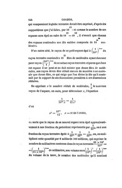 Le cosmos revue encyclopedique hebdomadaire des progres des sciences et de leurs applications aux arts et a l'industrie