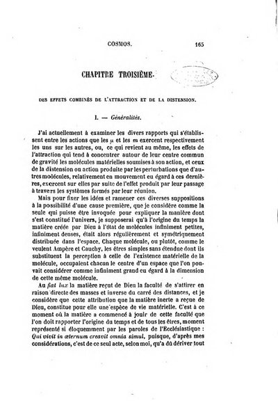 Le cosmos revue encyclopedique hebdomadaire des progres des sciences et de leurs applications aux arts et a l'industrie