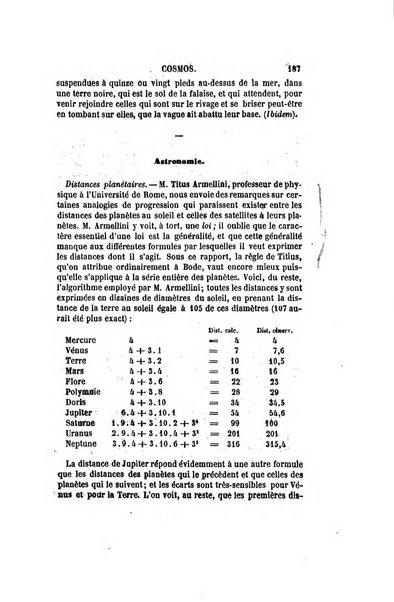 Le cosmos revue encyclopedique hebdomadaire des progres des sciences et de leurs applications aux arts et a l'industrie