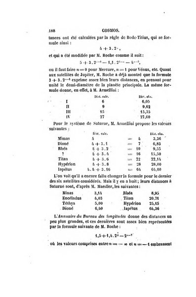 Le cosmos revue encyclopedique hebdomadaire des progres des sciences et de leurs applications aux arts et a l'industrie