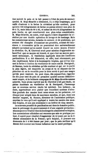 Le cosmos revue encyclopedique hebdomadaire des progres des sciences et de leurs applications aux arts et a l'industrie