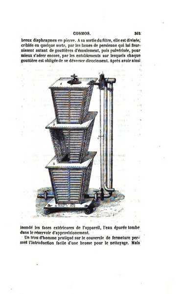 Le cosmos revue encyclopedique hebdomadaire des progres des sciences et de leurs applications aux arts et a l'industrie