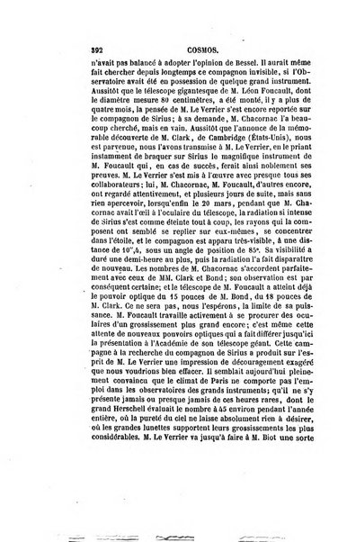 Le cosmos revue encyclopedique hebdomadaire des progres des sciences et de leurs applications aux arts et a l'industrie