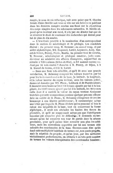 Le cosmos revue encyclopedique hebdomadaire des progres des sciences et de leurs applications aux arts et a l'industrie