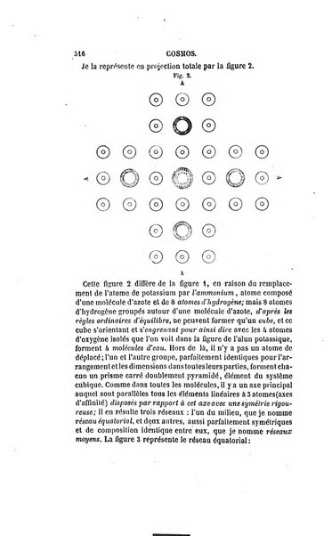 Le cosmos revue encyclopedique hebdomadaire des progres des sciences et de leurs applications aux arts et a l'industrie