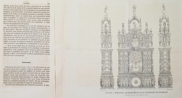 Le cosmos revue encyclopedique hebdomadaire des progres des sciences et de leurs applications aux arts et a l'industrie