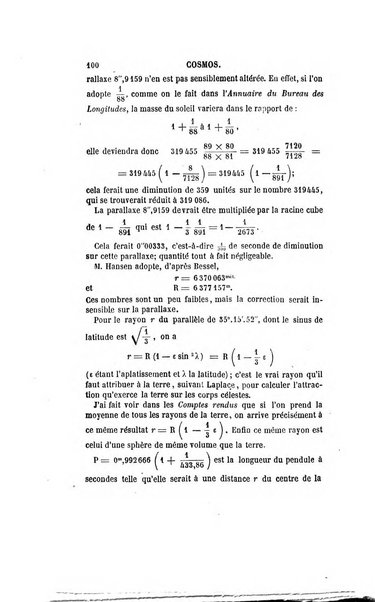 Le cosmos revue encyclopedique hebdomadaire des progres des sciences et de leurs applications aux arts et a l'industrie