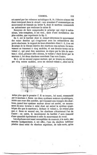 Le cosmos revue encyclopedique hebdomadaire des progres des sciences et de leurs applications aux arts et a l'industrie