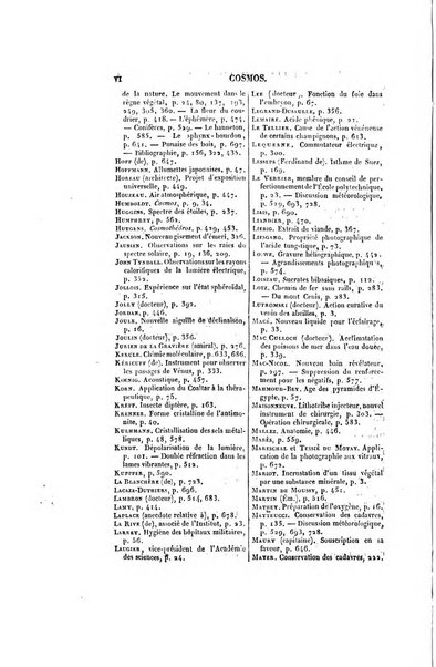 Le cosmos revue encyclopedique hebdomadaire des progres des sciences et de leurs applications aux arts et a l'industrie