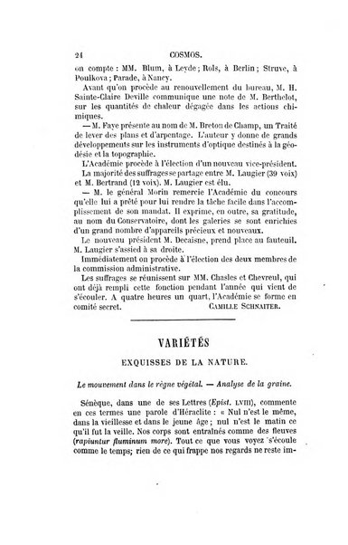 Le cosmos revue encyclopedique hebdomadaire des progres des sciences et de leurs applications aux arts et a l'industrie