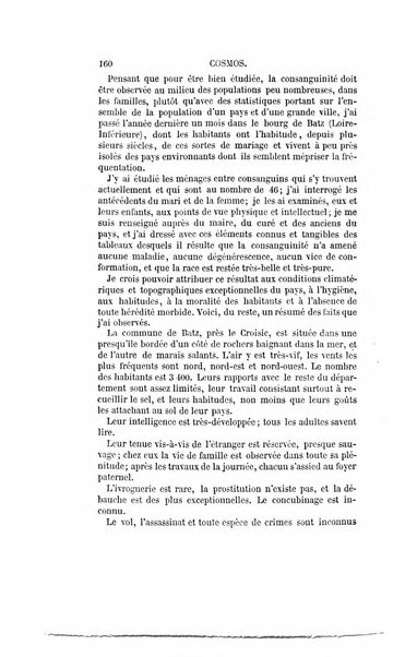 Le cosmos revue encyclopedique hebdomadaire des progres des sciences et de leurs applications aux arts et a l'industrie