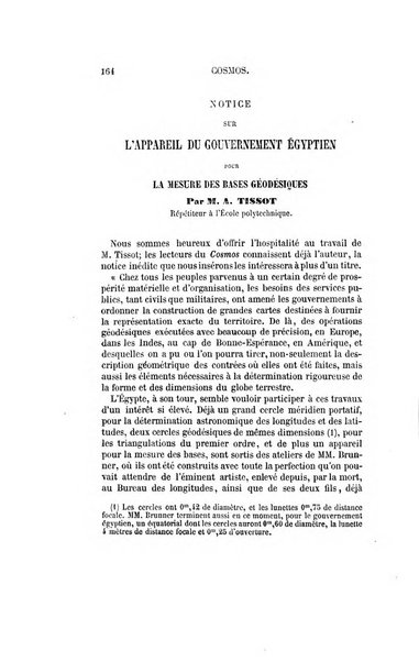 Le cosmos revue encyclopedique hebdomadaire des progres des sciences et de leurs applications aux arts et a l'industrie