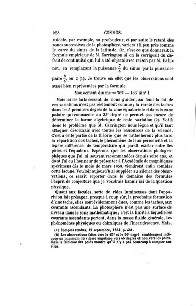 Le cosmos revue encyclopedique hebdomadaire des progres des sciences et de leurs applications aux arts et a l'industrie