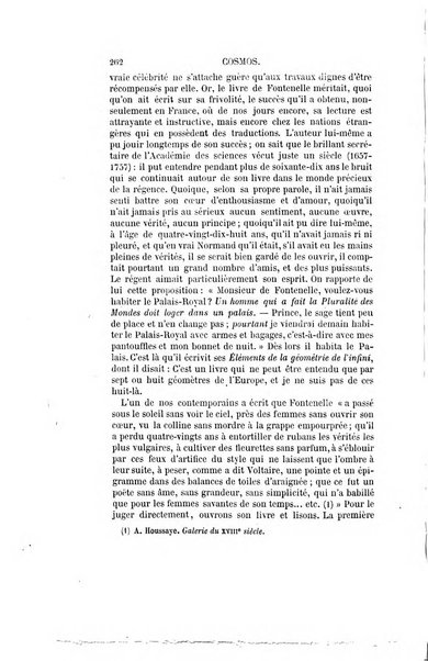 Le cosmos revue encyclopedique hebdomadaire des progres des sciences et de leurs applications aux arts et a l'industrie