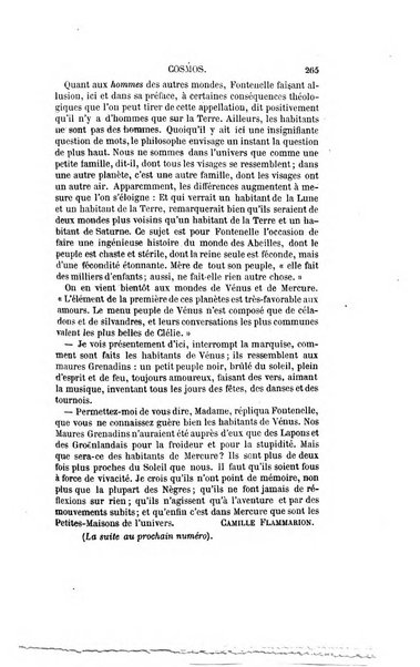 Le cosmos revue encyclopedique hebdomadaire des progres des sciences et de leurs applications aux arts et a l'industrie