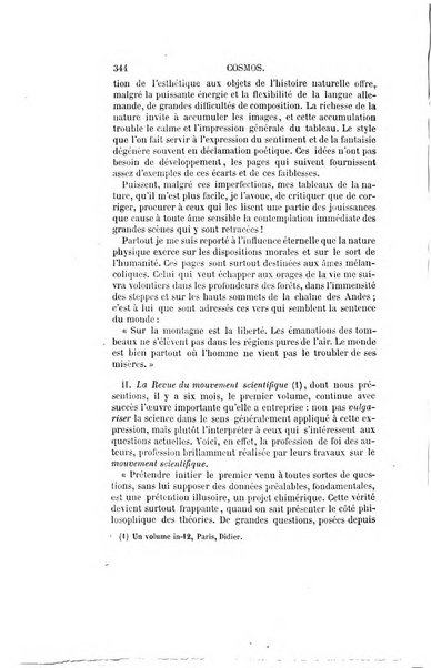 Le cosmos revue encyclopedique hebdomadaire des progres des sciences et de leurs applications aux arts et a l'industrie