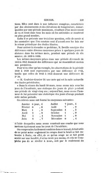 Le cosmos revue encyclopedique hebdomadaire des progres des sciences et de leurs applications aux arts et a l'industrie