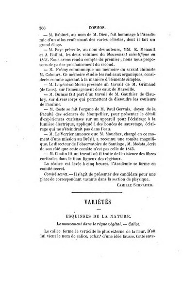 Le cosmos revue encyclopedique hebdomadaire des progres des sciences et de leurs applications aux arts et a l'industrie