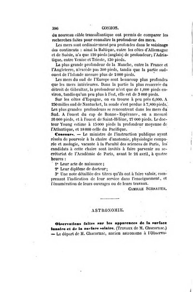 Le cosmos revue encyclopedique hebdomadaire des progres des sciences et de leurs applications aux arts et a l'industrie