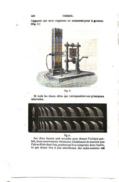 Le cosmos revue encyclopedique hebdomadaire des progres des sciences et de leurs applications aux arts et a l'industrie