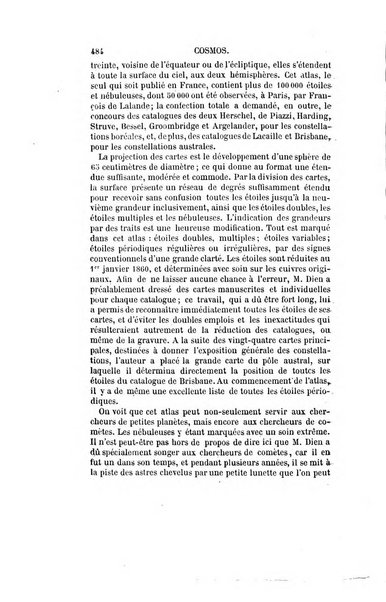 Le cosmos revue encyclopedique hebdomadaire des progres des sciences et de leurs applications aux arts et a l'industrie