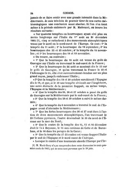 Le cosmos revue encyclopedique hebdomadaire des progres des sciences et de leurs applications aux arts et a l'industrie