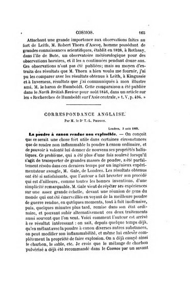 Le cosmos revue encyclopedique hebdomadaire des progres des sciences et de leurs applications aux arts et a l'industrie