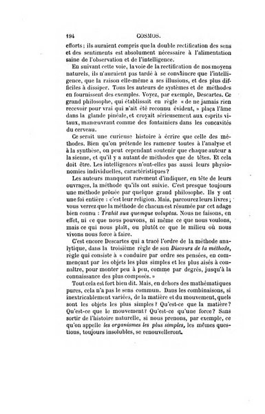 Le cosmos revue encyclopedique hebdomadaire des progres des sciences et de leurs applications aux arts et a l'industrie