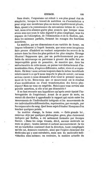 Le cosmos revue encyclopedique hebdomadaire des progres des sciences et de leurs applications aux arts et a l'industrie