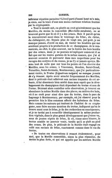 Le cosmos revue encyclopedique hebdomadaire des progres des sciences et de leurs applications aux arts et a l'industrie