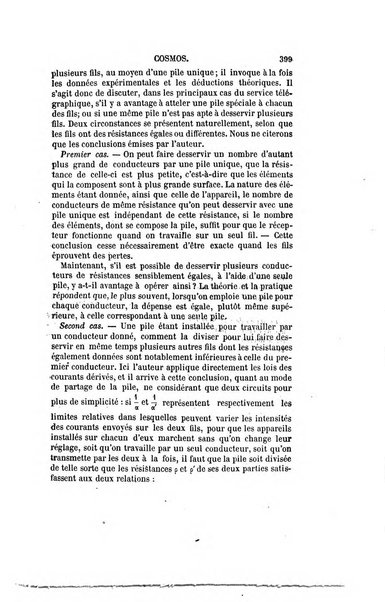 Le cosmos revue encyclopedique hebdomadaire des progres des sciences et de leurs applications aux arts et a l'industrie