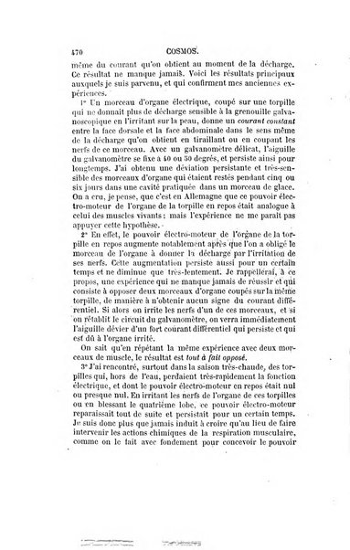 Le cosmos revue encyclopedique hebdomadaire des progres des sciences et de leurs applications aux arts et a l'industrie