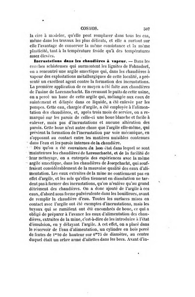 Le cosmos revue encyclopedique hebdomadaire des progres des sciences et de leurs applications aux arts et a l'industrie