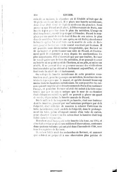 Le cosmos revue encyclopedique hebdomadaire des progres des sciences et de leurs applications aux arts et a l'industrie