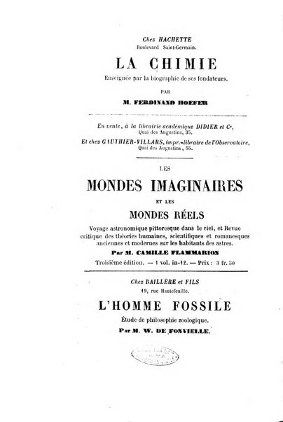 Le cosmos revue encyclopedique hebdomadaire des progres des sciences et de leurs applications aux arts et a l'industrie