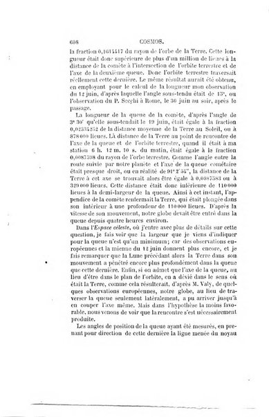 Le cosmos revue encyclopedique hebdomadaire des progres des sciences et de leurs applications aux arts et a l'industrie