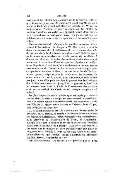 Le cosmos revue encyclopedique hebdomadaire des progres des sciences et de leurs applications aux arts et a l'industrie