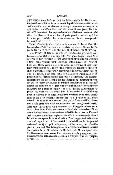 Le cosmos revue encyclopedique hebdomadaire des progres des sciences et de leurs applications aux arts et a l'industrie