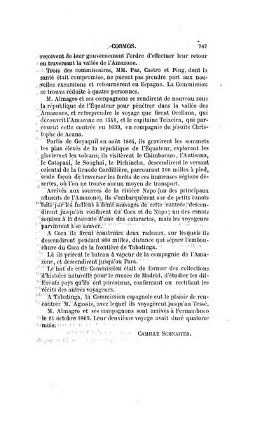 Le cosmos revue encyclopedique hebdomadaire des progres des sciences et de leurs applications aux arts et a l'industrie