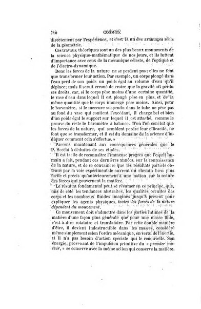 Le cosmos revue encyclopedique hebdomadaire des progres des sciences et de leurs applications aux arts et a l'industrie