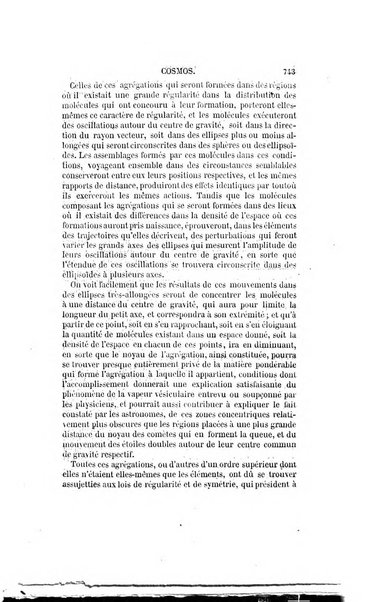 Le cosmos revue encyclopedique hebdomadaire des progres des sciences et de leurs applications aux arts et a l'industrie